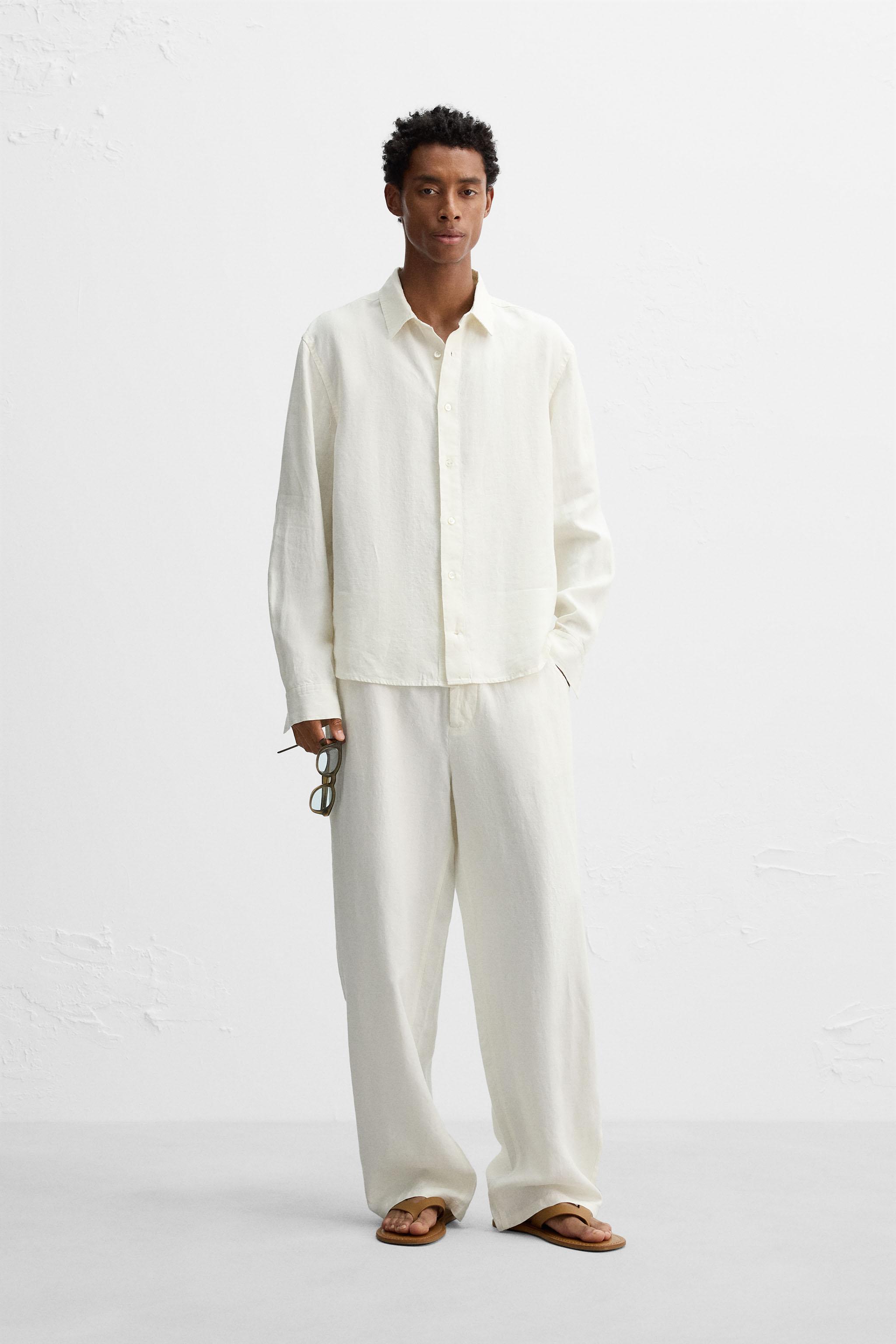 PANTALON COUPE DÉCONTRACTÉE 100 % CHANVRE